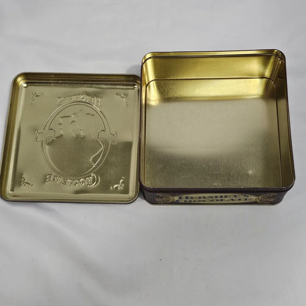 Vintage 1995 Hershey's Chocolate Tin Canister Vintage Edition 4 Victorian Style